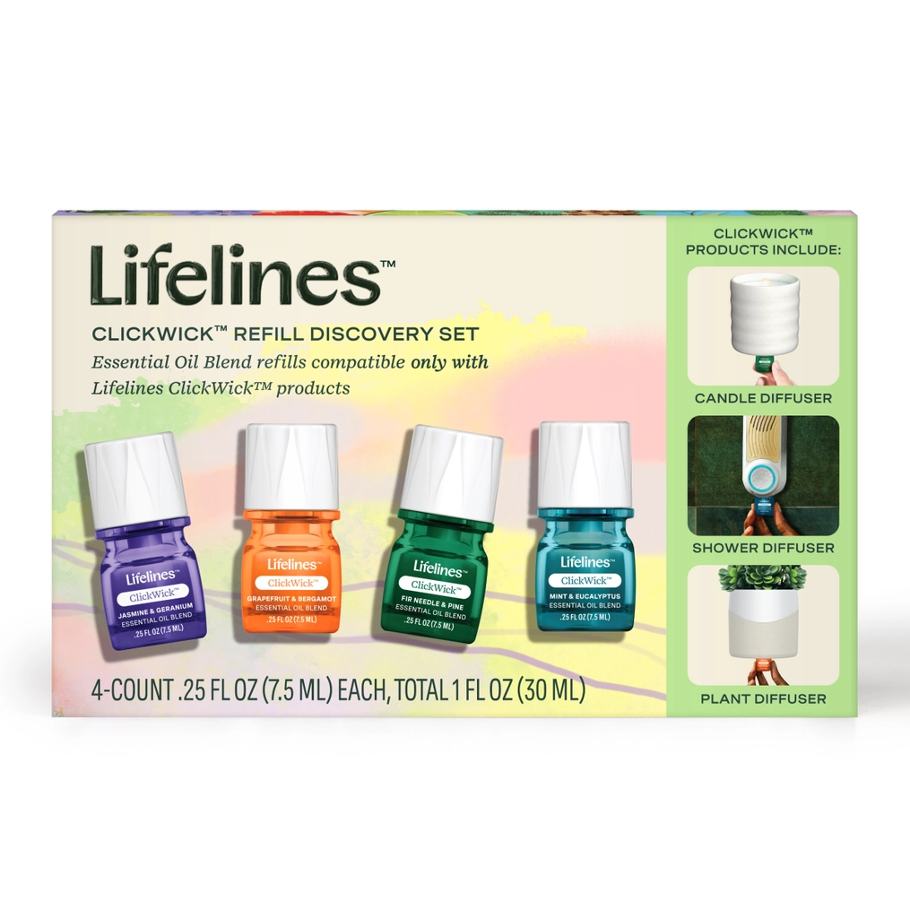 Lifelines 4pk Blends ClickWick Discovery Set Refills