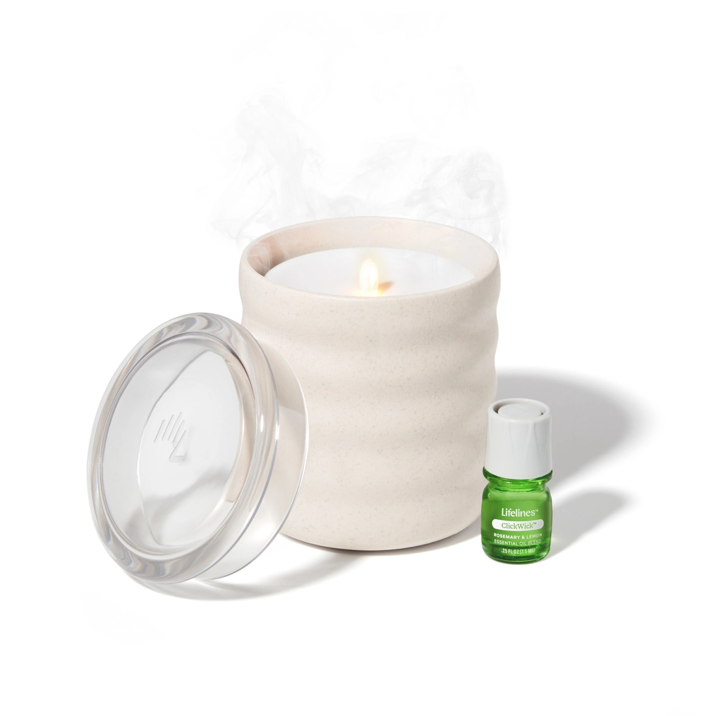 Flameless Candle Diffuser - Bubble Cream