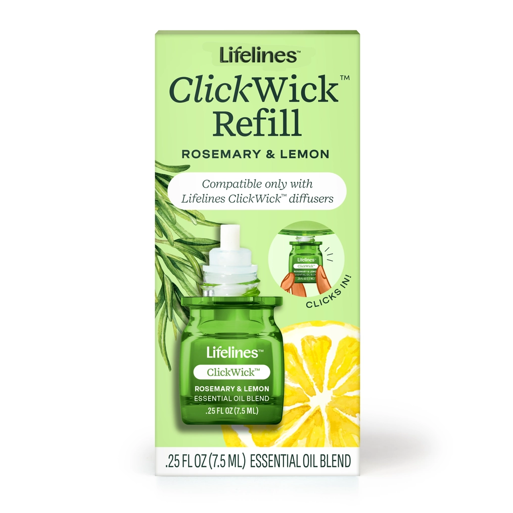 [807196] Clickwick in Bloom Refill - Rosemary & Lemon